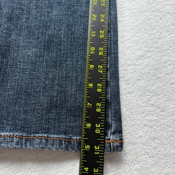 Wrangler Aura Bootcut Jeans Women Size 18 Dark Wash Stretch Denim 10WUT74AG - Picture 7 of 9